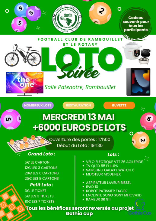 Grand Loto Solidaire du FCRY