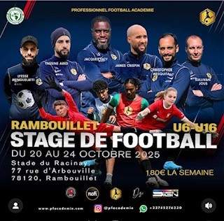 La PFA (Professionnel Football Académie) est de retour au FCRY - Stage Octobre 2025 - Inscrivez vous dès maintenant !