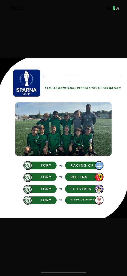 Retour sur la Sparna Cup 2025 de nos U11